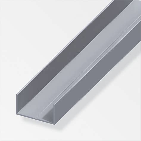 U Profil 15 5 X 27 5 X 1 5 Mm Aluminium Silber Sonderpreis Baumarkt