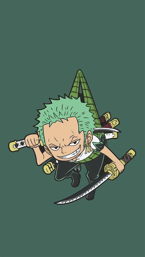 Zoro Chibi Wallpapers Top Free Zoro Chibi Backgrounds Wallpaperaccess