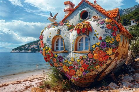 Download Ai Generated Heart Cottage Royalty Free Stock Illustration
