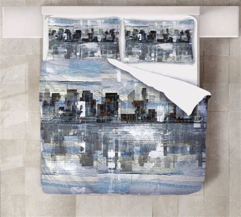 Housse De Couette Skyline 200 X 250 Cm Homemania Leroy Merlin