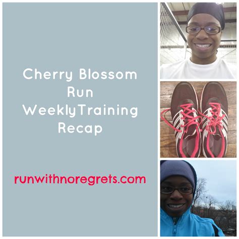 Goals for the Cherry Blossom Run | Run With No Regrets