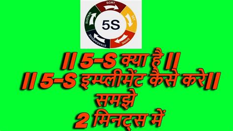 What Is 5s 5s In Hindi 5s Kya Hai 5s Implementation In Factory 5s समझे 2 मिनट्स