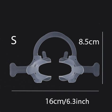 Transparent Cheek Lip Retractor With Handle C Type Mouth Opener Dental