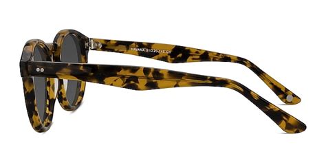 Havana Round Tortoise Frame Prescription Sunglasses Eyebuydirect Canada