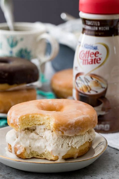 Donut Ice Cream Sandwich - Sugar Spun Run