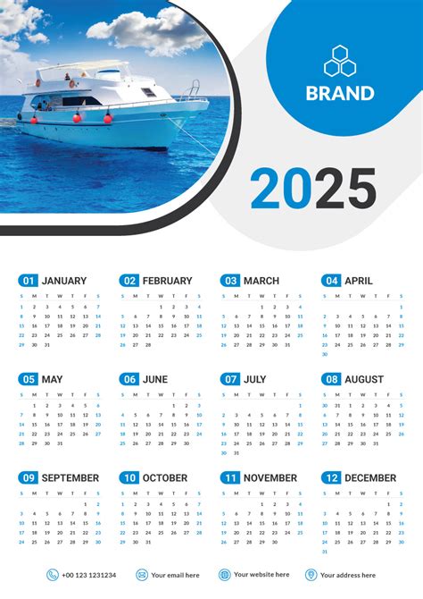 Corporate Calendar Design Template by bicitro.bd on Dribbble