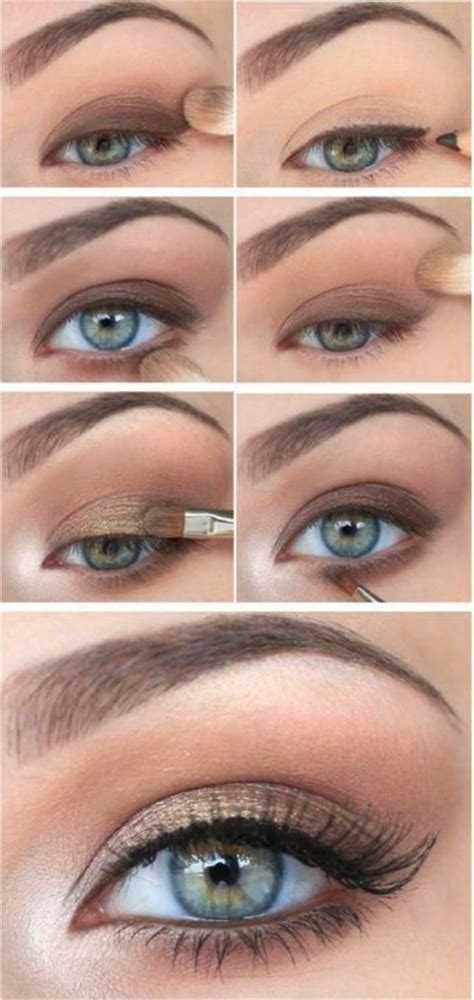 Maquillage Nude Smokey Eye Nude Make Up Gold Eye Make Up Make Up For