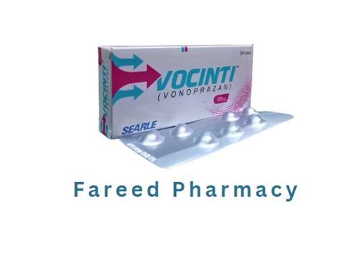 Vocinti 20mg Tablets Vonoprazan Fareed Pharmacy