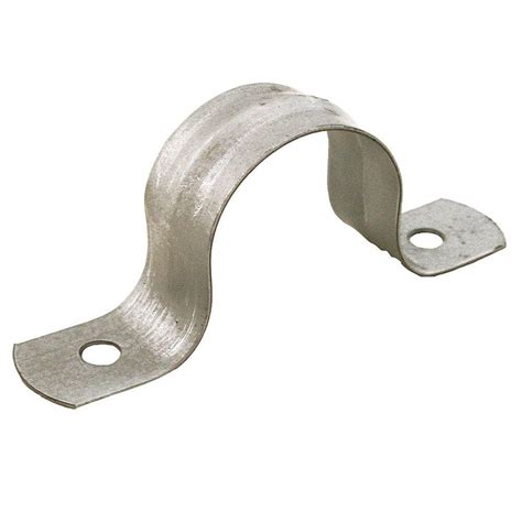 1 14 Ips Pipe Strap Two Hole Galvanized Carton Of 50