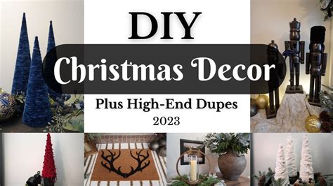 Diy Christmas Decor 🎄2023🎄 High End Dupes From Pottery Barn Arhaus