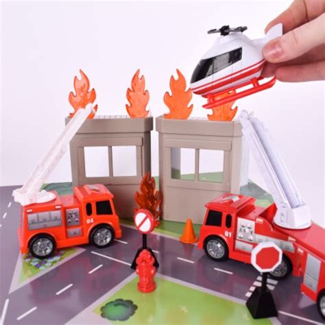 Maxx Action Fire And Rescue Vehicle Playset 1 Ct Kroger