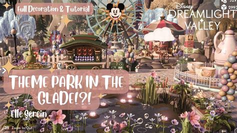 I Put My Theme Park In The Glade Of Trust Speed Build In Disney