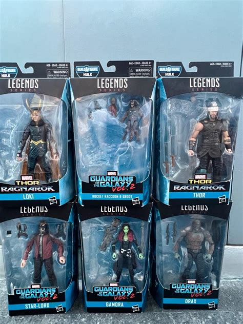 Set Marvel Legends Thor Ragnarok Guardians Of The Galaxy Hobbies