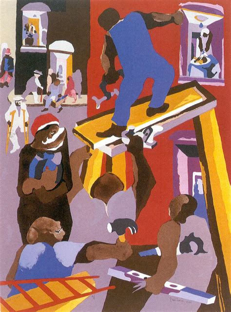 Man On A Scaffold Jacob Lawrence Encyclopedia Of