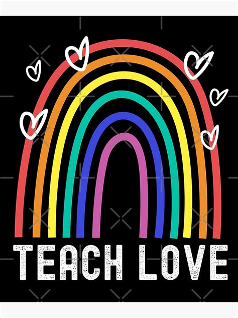 Teach Love Gay Educator Gay Pride Teacher LGBTQ Professor Gay Teacher Lesbian Teacher