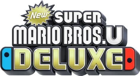 New Super Mario Bros U Deluxe Logo Png