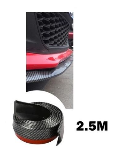 Saia Spoiler Parachoque Front Lip Borracha Tuning Universal