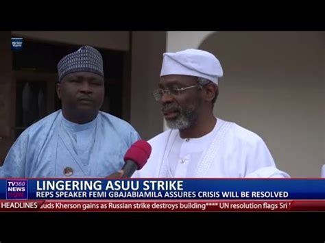 REPS SPEAKER FEMI GBAJABIAMILA MEETS BUHARI OVER LINGERING ASUU STRIKE