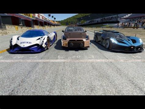 Nissan GT R ALPHA Queen 3300bhp Vs Devel Sixteen Vs Bugatti Bolide At