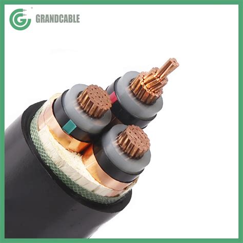 3Cx300sq Mm 19 33kV 36kV CU XLPE PVC Copper Insulated MV Underground