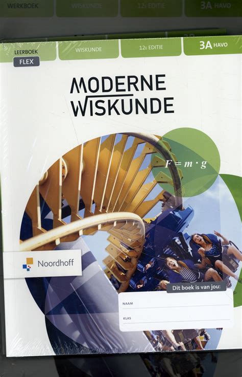 Moderne Wiskunde E Ed Havo A B Flex Leerboek Werkboek Isbn