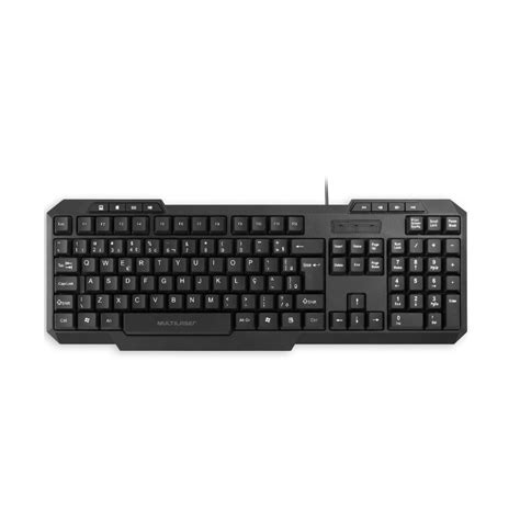 Teclado Multilaser Multimidia Slim Preto Usb Tc Submarino