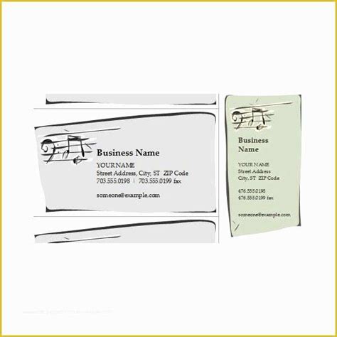 Band Business Card Templates Free Of Jazz Band Business Card Templates for All Musicians ...