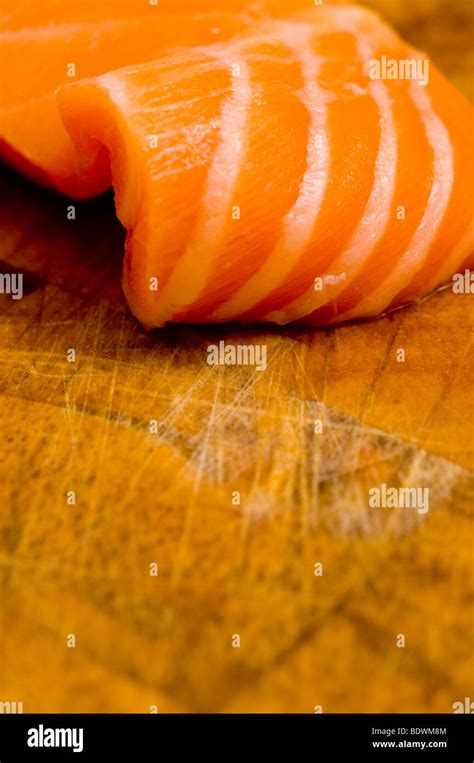 Raw Salmon Fish Fillet Stock Photo Alamy