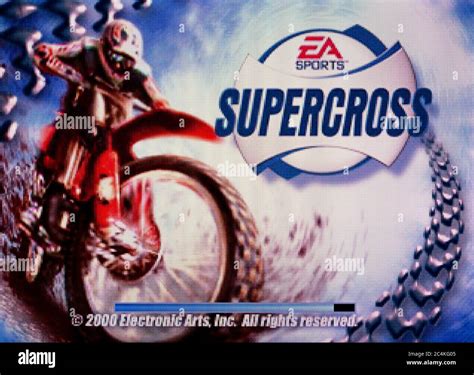 Ea Sports Supercross Sony Playstation 1 Ps1 Psx Editorial Use Only