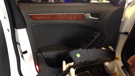 how to audi a4 b8 remove door(아우디 a4 문짝 탈거방법) - YouTube