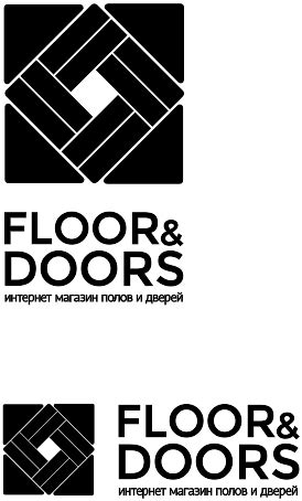 Логотип для интернет-магазина Floor & doors. Двери и напольное покрытие