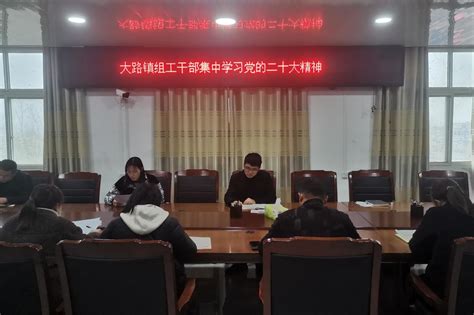 安徽灵璧县大路镇组工干部认真学习党的二十大会议精神凤凰网安徽凤凰网