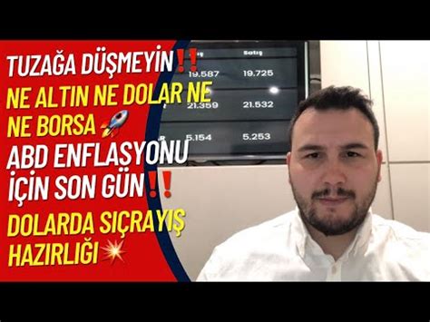 ABD Enflasyon Verisi Yarın 15 30Altnda ve Dolarda Bizi Neler Bekliyor