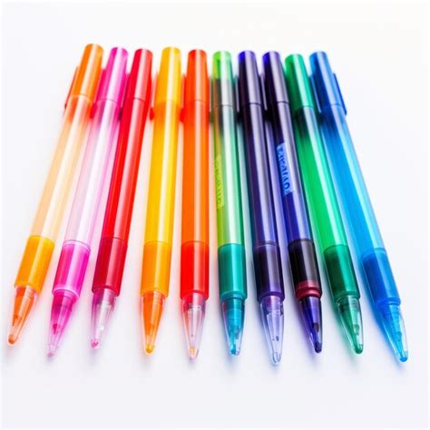 Premium Photo Assorted Vibrant Gel Pens Smooth Ink Flow