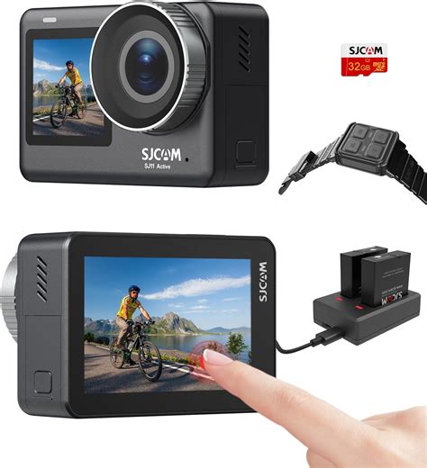 SJCAM Caméra d action C200PRO 4K30FPS Écran Tactile Anti Shake Grand