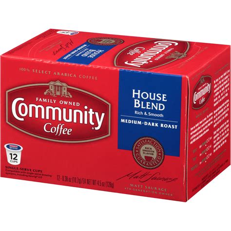 Community® Coffee House Blend Medium Dark Roast Coffee Single Serve