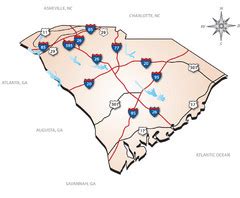 Santee State Park Map - Santee State Park SC USA • mappery