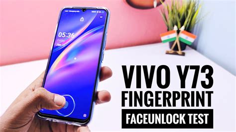 Vivo Y73 In Display Fingerprint FaceUnlock Test YouTube