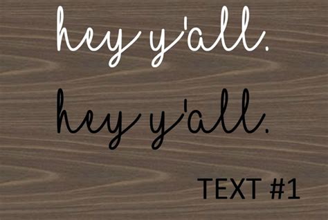 Hey Y All Door Decal Vinyl Decal Farmhouse Door Etsy