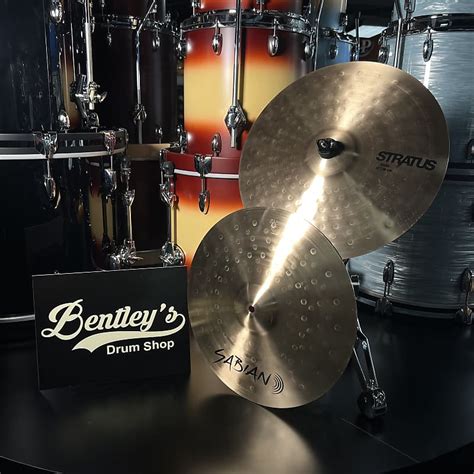 Sabian S Stratus Series Hi Hat Pair Cymbals Reverb