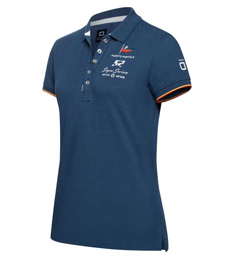Puerto Portals Polo Shirt Women Tp52 Navy Blue L Code Zero