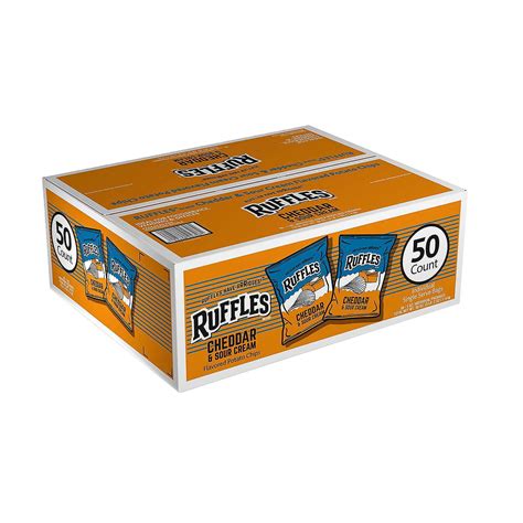 Buy Ruffles Cheddar Sour Cream Potato Chips 1 Oz 50 Ct Online At