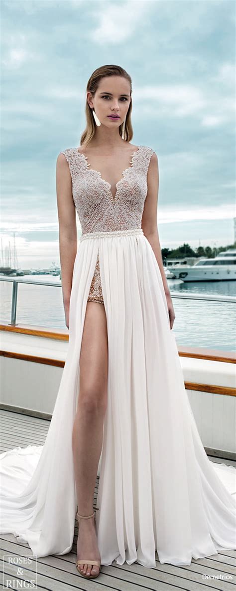 Demetrios Destination Beach Wedding Dresses 2024 Randr