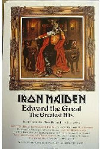 Iron Maiden Edward The Great The Greatest Hits Uk Promo Poster 241440