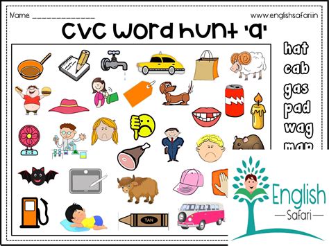 Cvc Words Worksheets Etsy