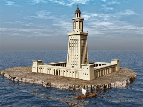 World History Lighthouse Of Alexandria The 7th Wonder Of The Ancient