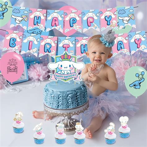 Buy Cinnamoroll Party Decorations,Birthday Party Supplies For ...