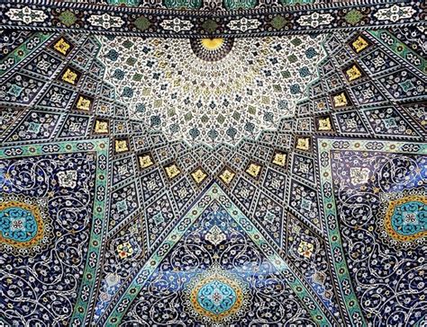 The Tessellated And Elaborately Detailed Ceilings Of Iranian Mosques