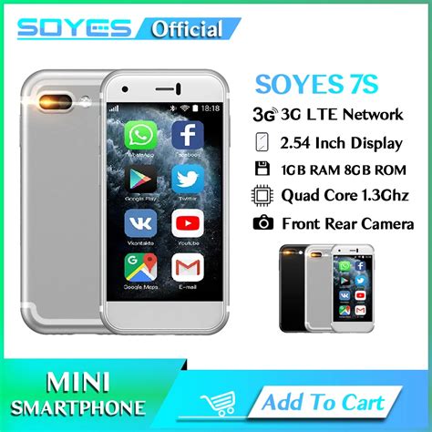 Soyes S Mini Android Smart Phone Gb Ram Gb Rom Inch Hd Screen