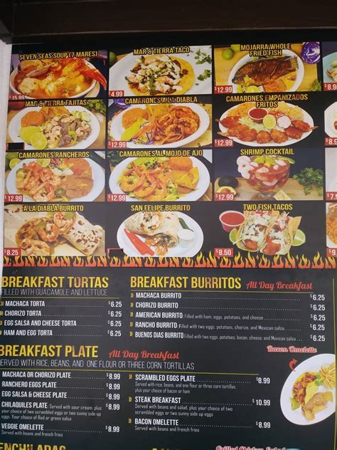 Menu At Santa Ana Fresh Mexican Food Restaurant Escondido